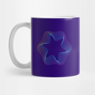 guilloche star Mug